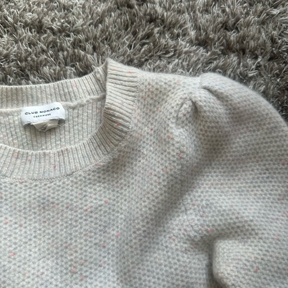 Club Monaco Light Gray Crew Neck Sweater - Picture 5 of 5